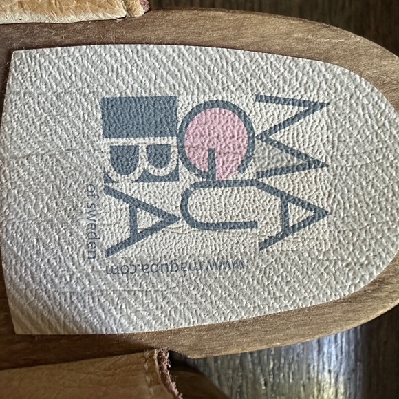 Maguba Swedish Clogs- leather with wooden heel - Picture 4 of 5